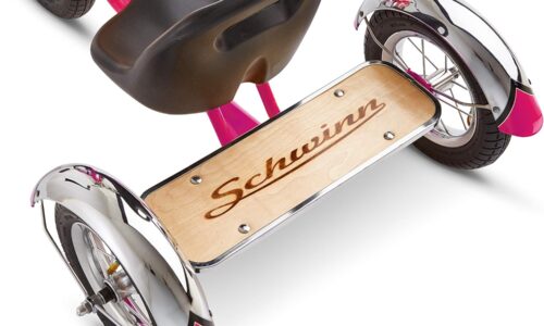 Schwinn（シュウィン）Roadster三輪車のショッキングピンクの写真