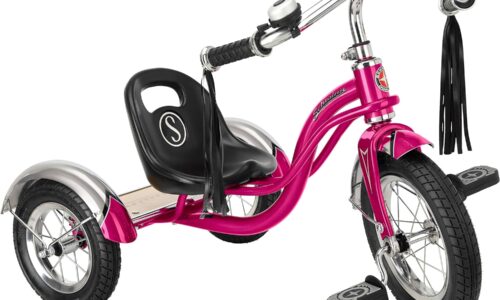 Schwinn（シュウィン）Roadster三輪車のショッキングピンクの写真